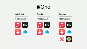 Apple One - Paquete de servicios similar a Amazon Prime