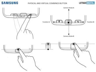 Samsung presenta patente de dispositivo con botón combinado físico y virtual