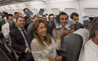 Samsung regala Galaxy Note 8 gratis en avión