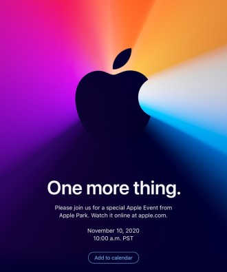 Apple confirma la fecha del evento que puede anunciar las primeras Mac basadas en ARM