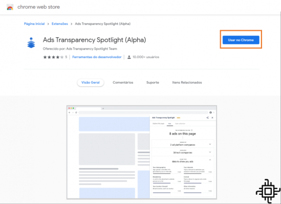 La extensión de Google Chrome promete más transparencia en los anuncios
