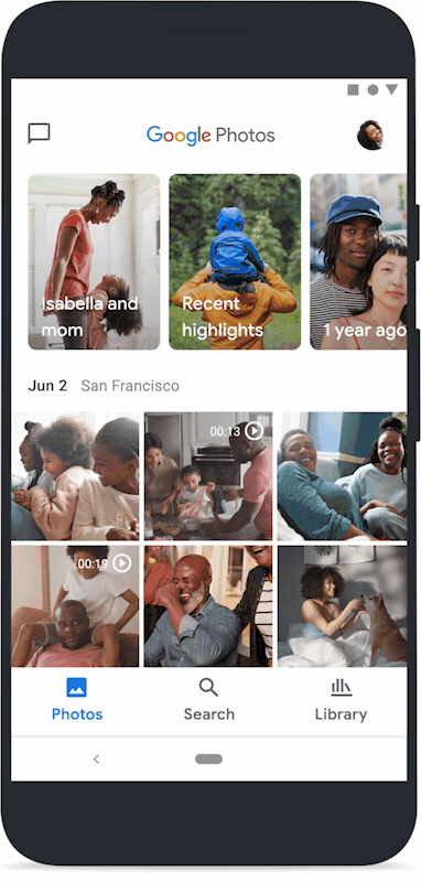 Google Photos trae nuevas funciones y un nuevo ícono de aplicación