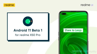 Realme X50 Pro, el tope de gama entra en el programa BETA de Android 11