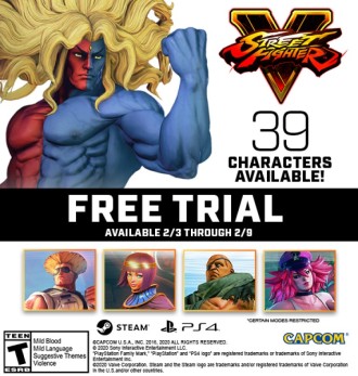 Street Fighter V es gratis hasta el 9 de febrero