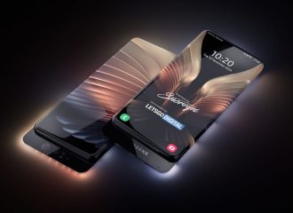 Samsung patentó un teléfono inteligente similar a Mi Mix Alpha | Imágenes
