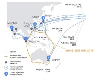 Google anuncia proyecto de cable submarino que conectará Japón con Australia