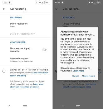 La actualización de la aplicación de llamadas de Google trae una grabadora de llamadas nativa