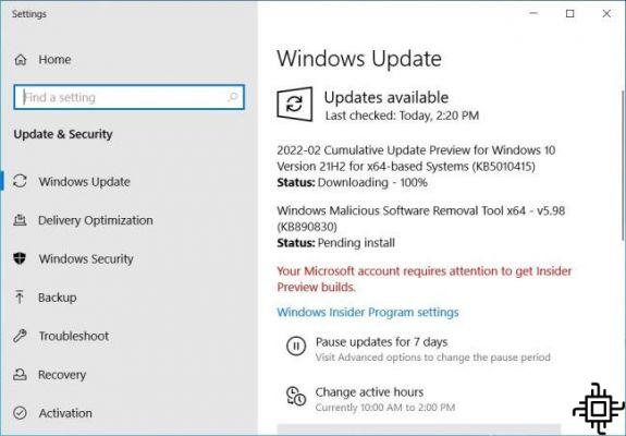 Microsoft lanza una actualización que corrige una actualización de Windows 10 que ralentizaba las PC