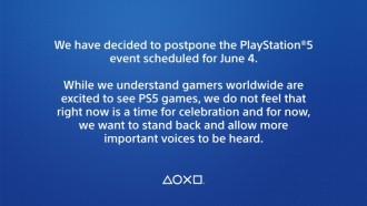 Sony pospone su evento de juegos de PS5 que tendría lugar el 4 de junio