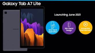 ¡atrapó! Samsung Galaxy Tab A7 Lite vuelve a aparecer antes del lanzamiento