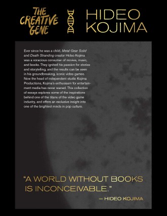 El gen creativo es el primer libro de Hideo Kojima