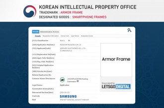Samsung patenta estructura llamada 'Armor Frame' para nuevos smartphones