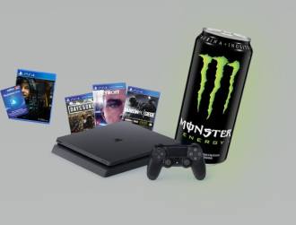 [Energy Monsters] En asociación con Playstation, la empresa regalará una PS4 al día hasta diciembre
