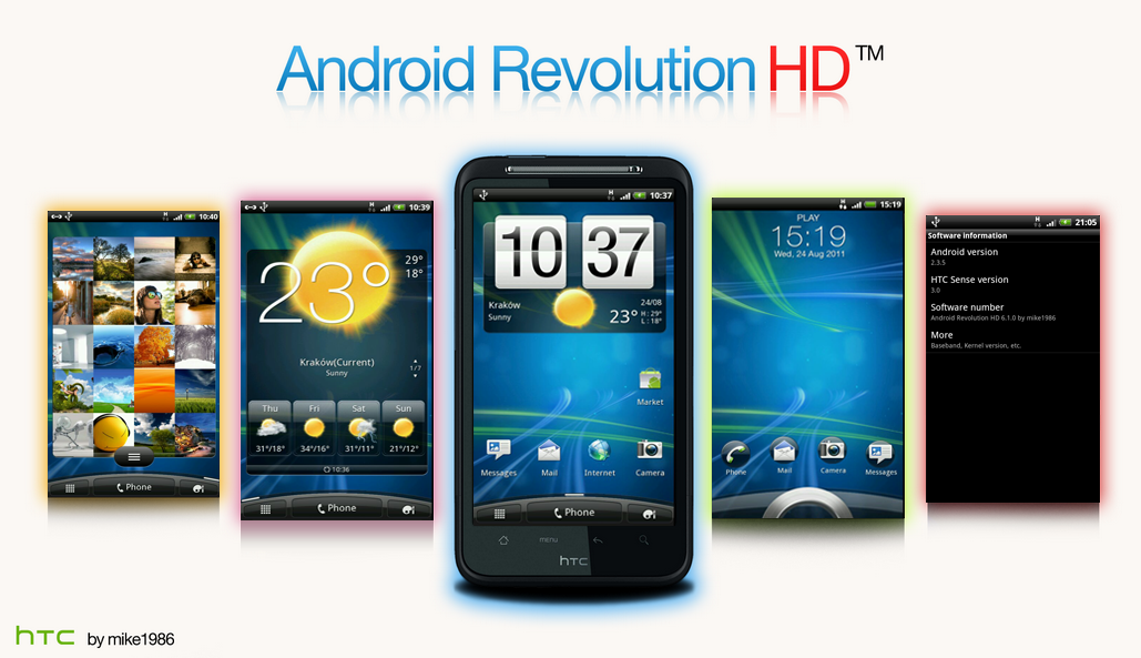 HTC Desire HD: nova ROM Android Revolution HD con Sense 3.0 (tutorial y descarga)