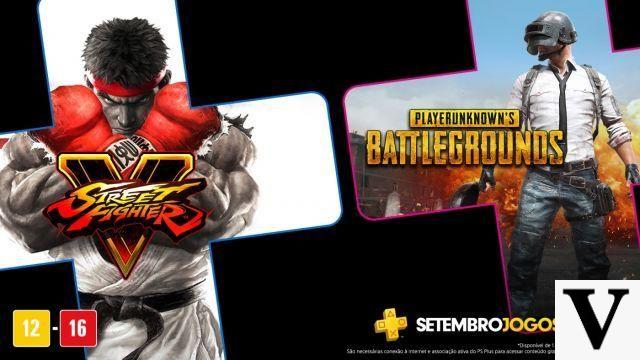 Juegos de septiembre de PS Plus: PUBG: PlayerUnknown's Battlegrounds Street Fighter V