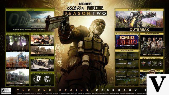 La segunda temporada de Call of Duty Cold War y Warzone llega en febrero