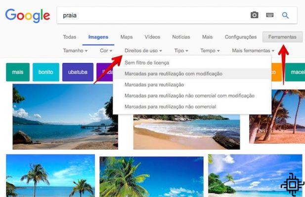 Google empieza a informar en las búsquedas de imágenes si hay o no copyright
