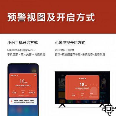 MIUI y Xiaomi TV obtienen un sistema integrado de alerta de terremotos