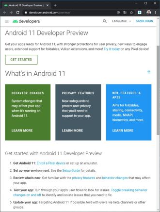 Vista previa del desarrollador de Android 11: la primera BETA puede estar cerca.