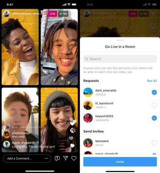 Live Rooms: Instagram anuncia salas de transmisión en vivo con hasta 4 personas