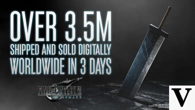 Final Fantasy VII Remake vende 3,5 millones de copias en 3 días