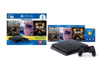 Sony anuncia PS4 Mega Pack, que trae un paquete de consola con 3 juegos por R$ 2.599