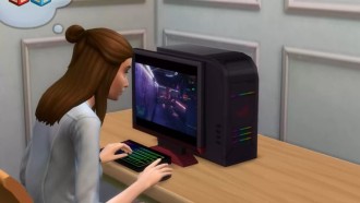 Tus Sims pueden jugar a Cyberpunk 2077 mientras te chupas el dedo