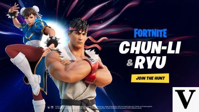 Fortnite acaba de recibir a Ryu y Chun-Li de Street Fighter