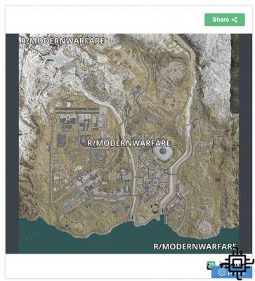 Error en Call of Duty: Modern Warfare revela mapa del modo Battle Royale