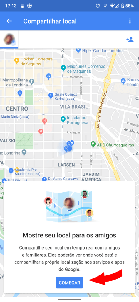 Cómo compartir la ubicación en tiempo real en Google Maps