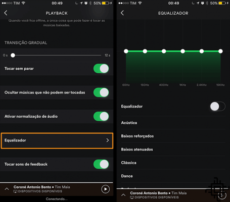 Cómo mejorar la calidad de sonido de Spotify en un teléfono inteligente