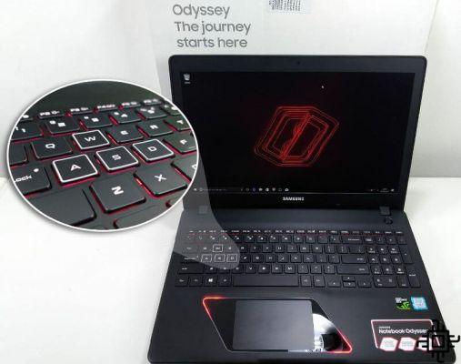 Test : Samsung Odyssey, l'ordinateur portable de jeu avec des graphiques de bureau